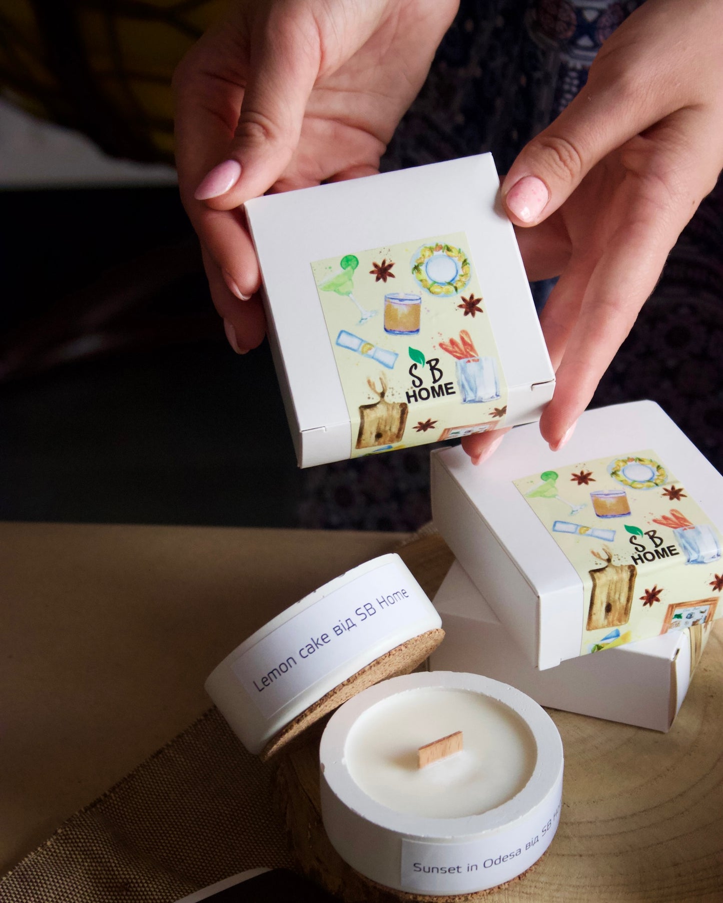 Соєва свічка Maple walnut cake