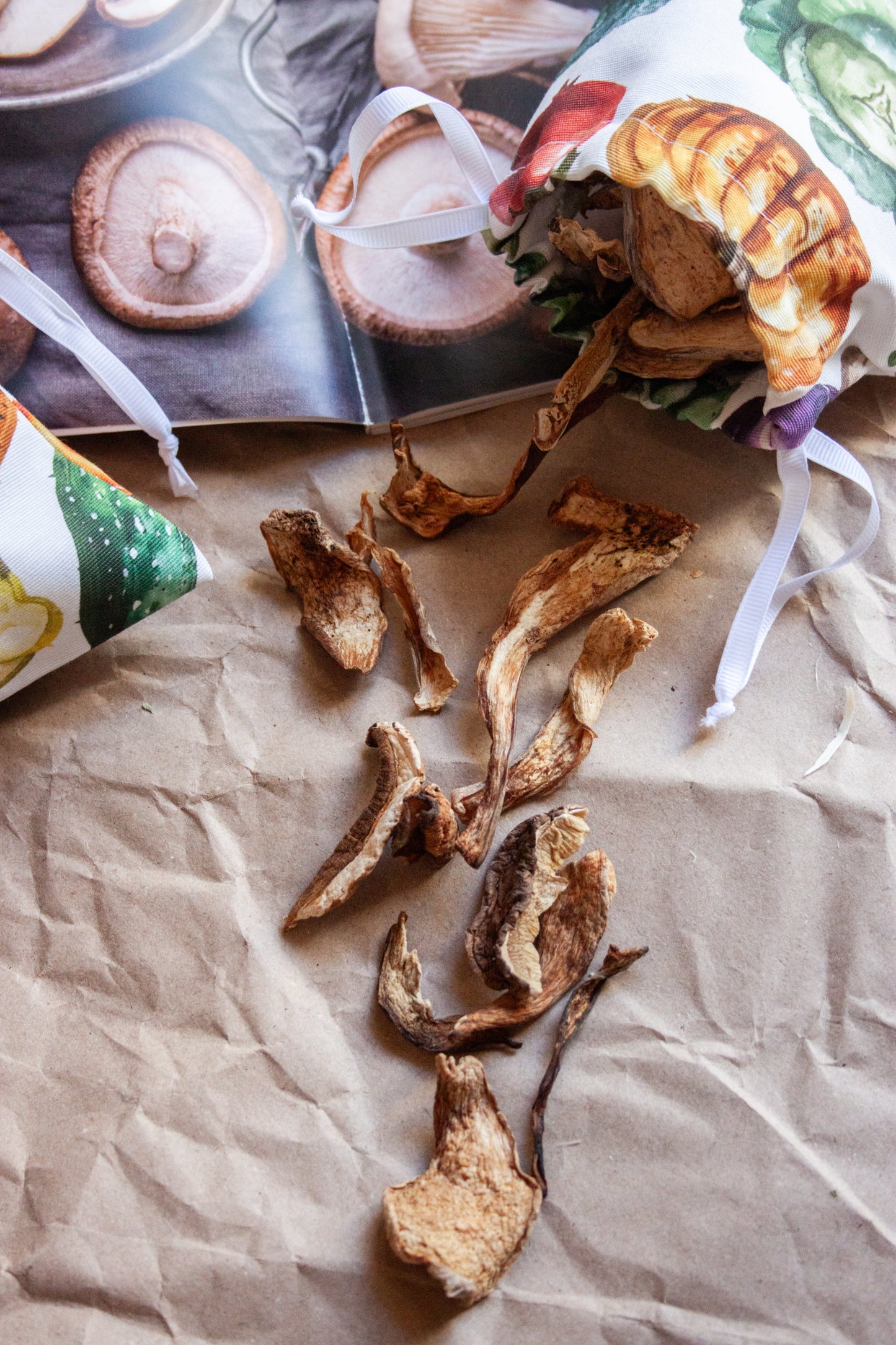 Білі сушені гриби